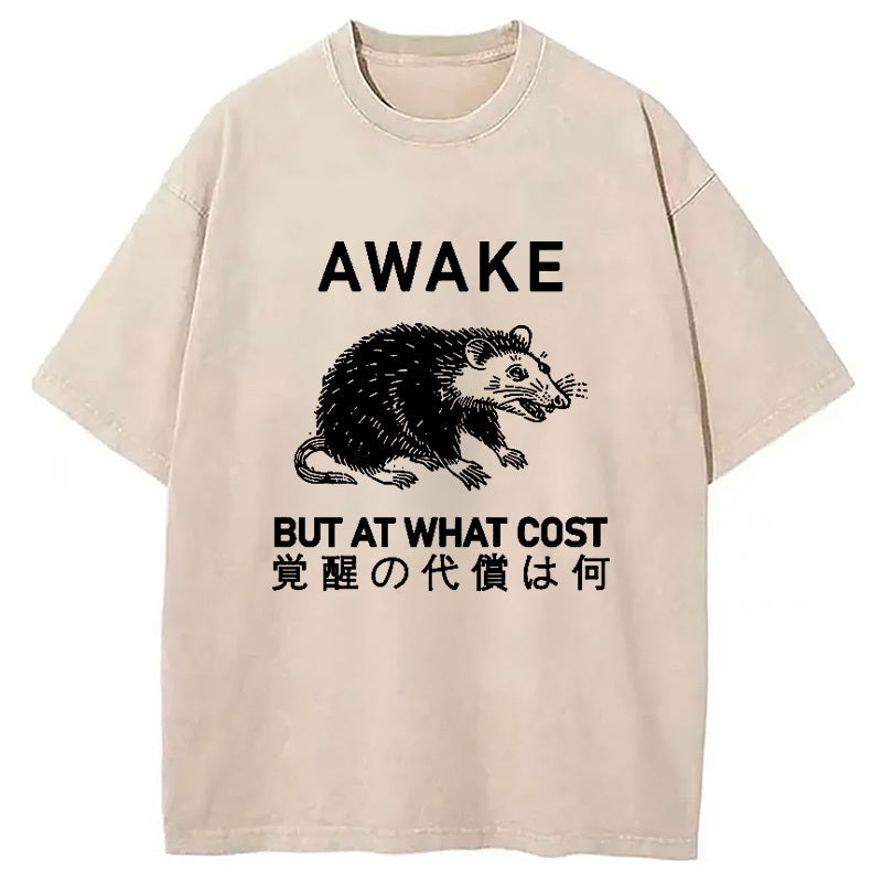 Desperate Possum Washed T-Shirt Funny Quote Unisex Shirt Gifts For Her - Gypsysystersgift