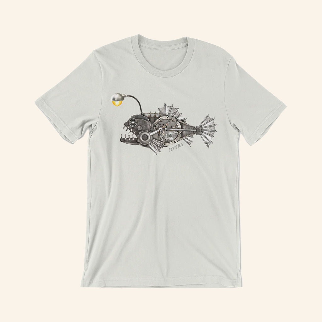 DFTBA Merch Steampunk Angler Fish T-Shirt Birthday Gifts For Him - GypsysystersGift