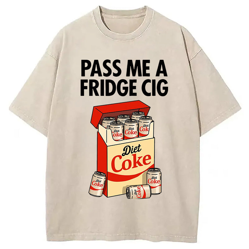 Diet Coke Cigarette Pack Washed T-Shirt Funny Graphic Gift For Friends Gifts For BFF - Gypsysystersgift