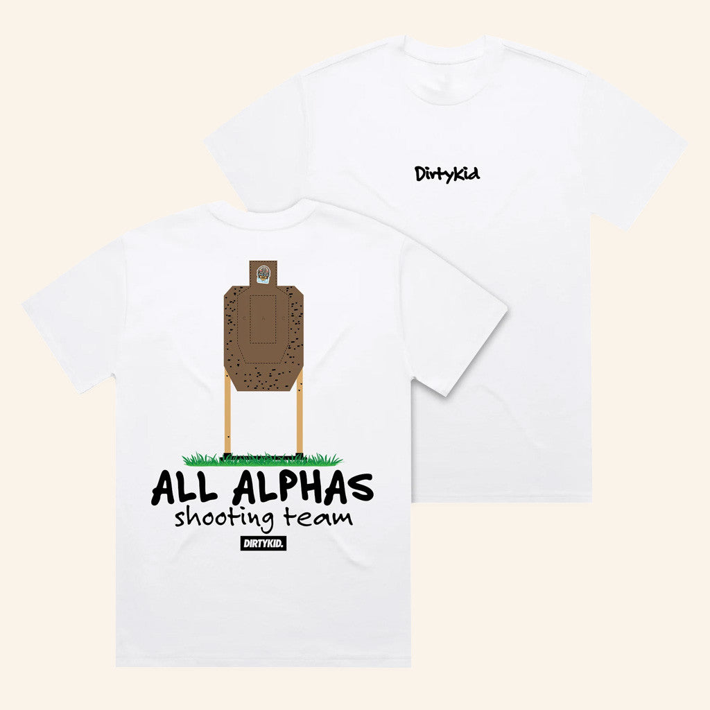 Dirty Kid Merch All Alpha's Shooting Team T-Shirt Christmas Gift Ideas For Him - Gypsysystersgift