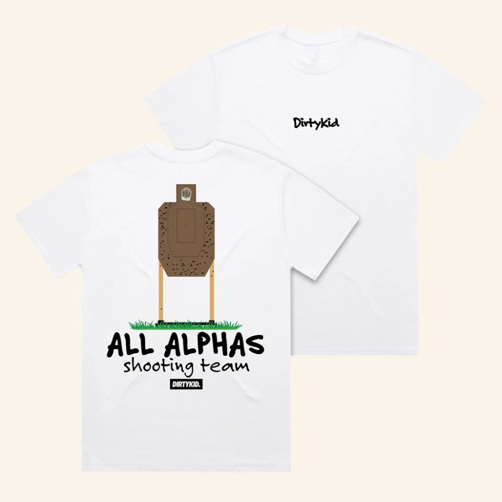 Dirty Kid Merch All Alpha's Shooting Team T-Shirt Christmas Gift Ideas For Him - Gypsysystersgift