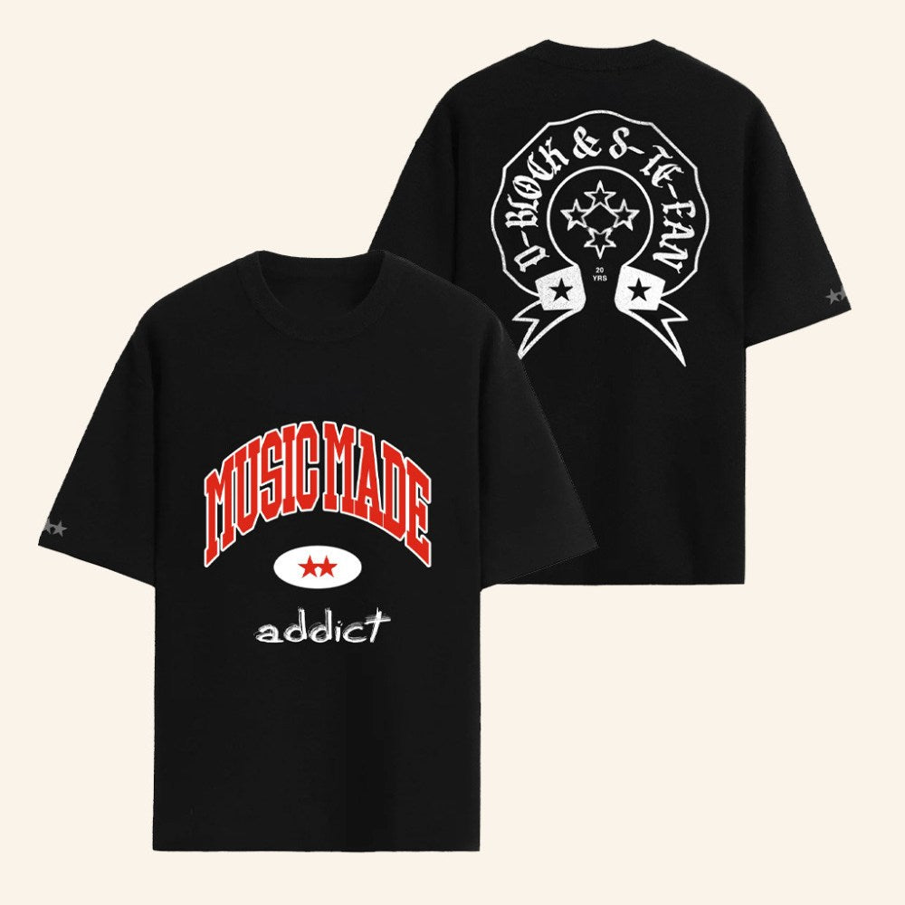 Dirty Workz Merch Music Made Addict T-Shirt Xmas Gifts For Him - Gypsysystersgift