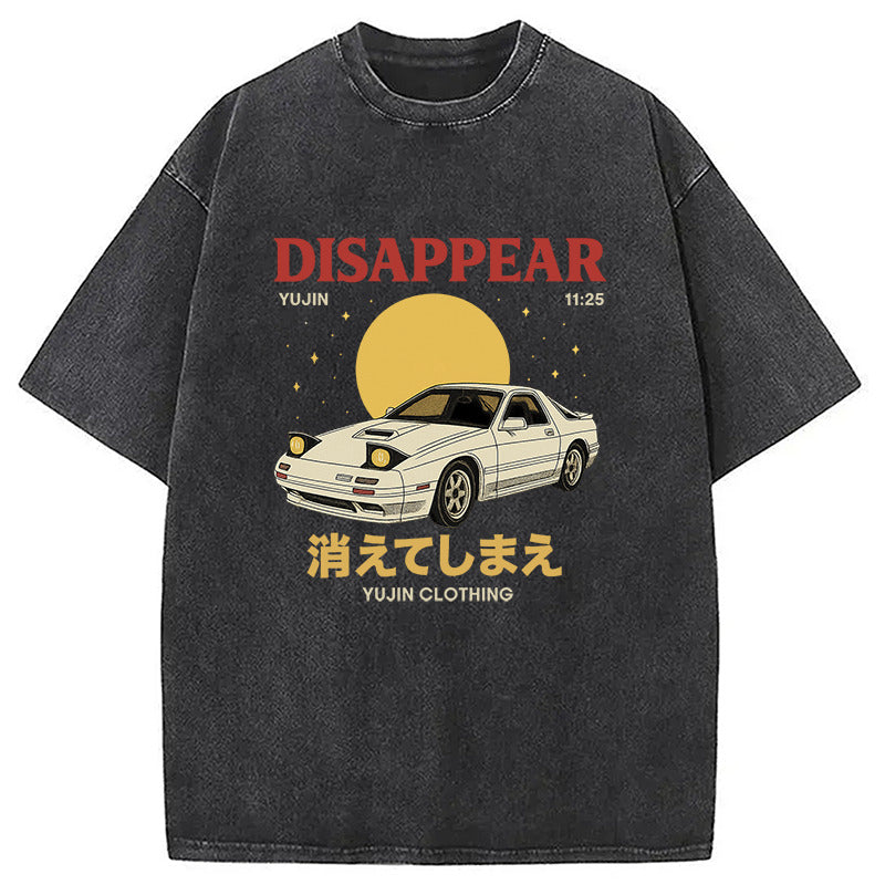 Disappear Car Washed T-Shirt Retro Streetwear Graphic Top Gifts For Her - Gypsysystersgift