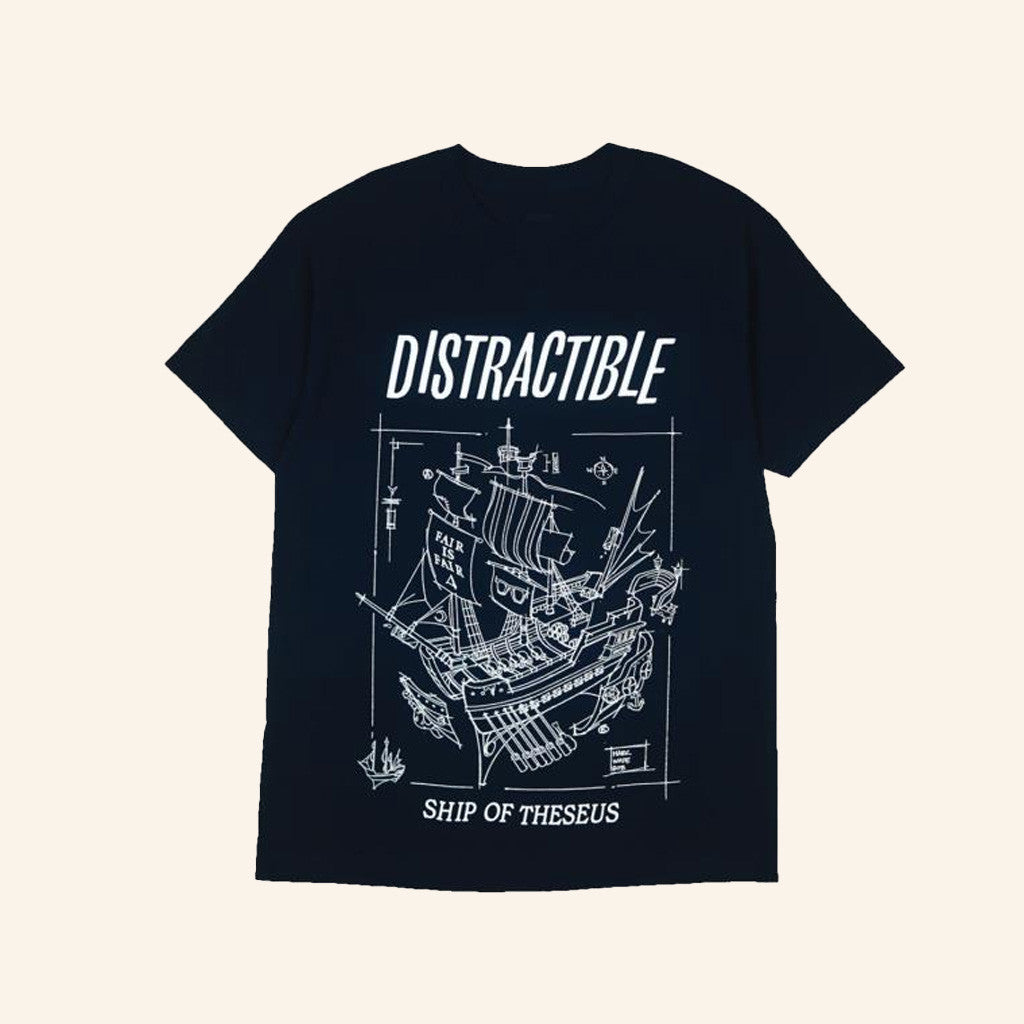 Distractible Merch Ship Of Teeseus Shirt Birthday Gift Ideas For Him - GypsysystersGift
