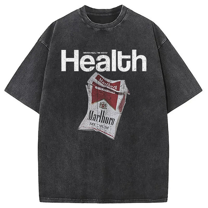 Distressed Vintage Marlboro Washed T-Shirt Cool Graphic Tee For Men Women Gifts For Her - Gypsysystersgift