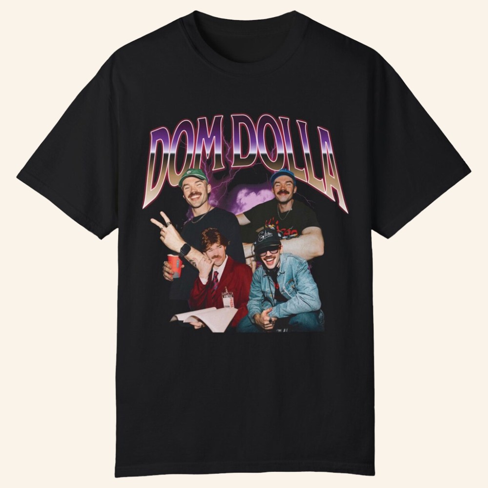 Dom Dolla Merch Dom Dolla Collage T-Shirt Dom Dolla EDM Merch Gifts For Music Lovers - GypsysystersGift