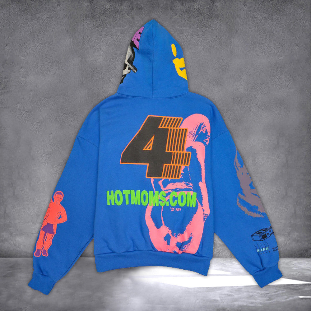 Drake Blue Hoodie FATD For All The Dogs Hoodie Drake Merch 2024 - Gypsysystersgift