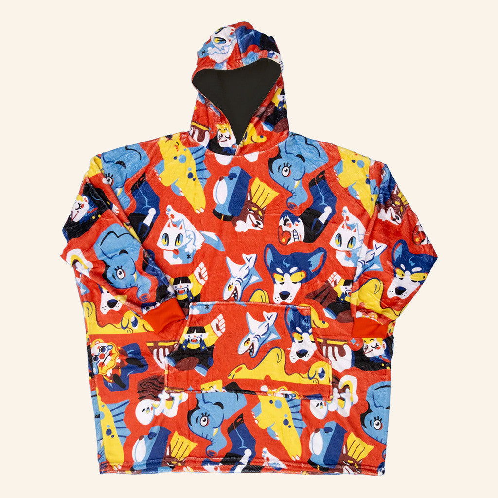 Drawfee Merch Drawfee x Good Hoodie Blanket Christmas Present For Sister - Gypsysystersgift
