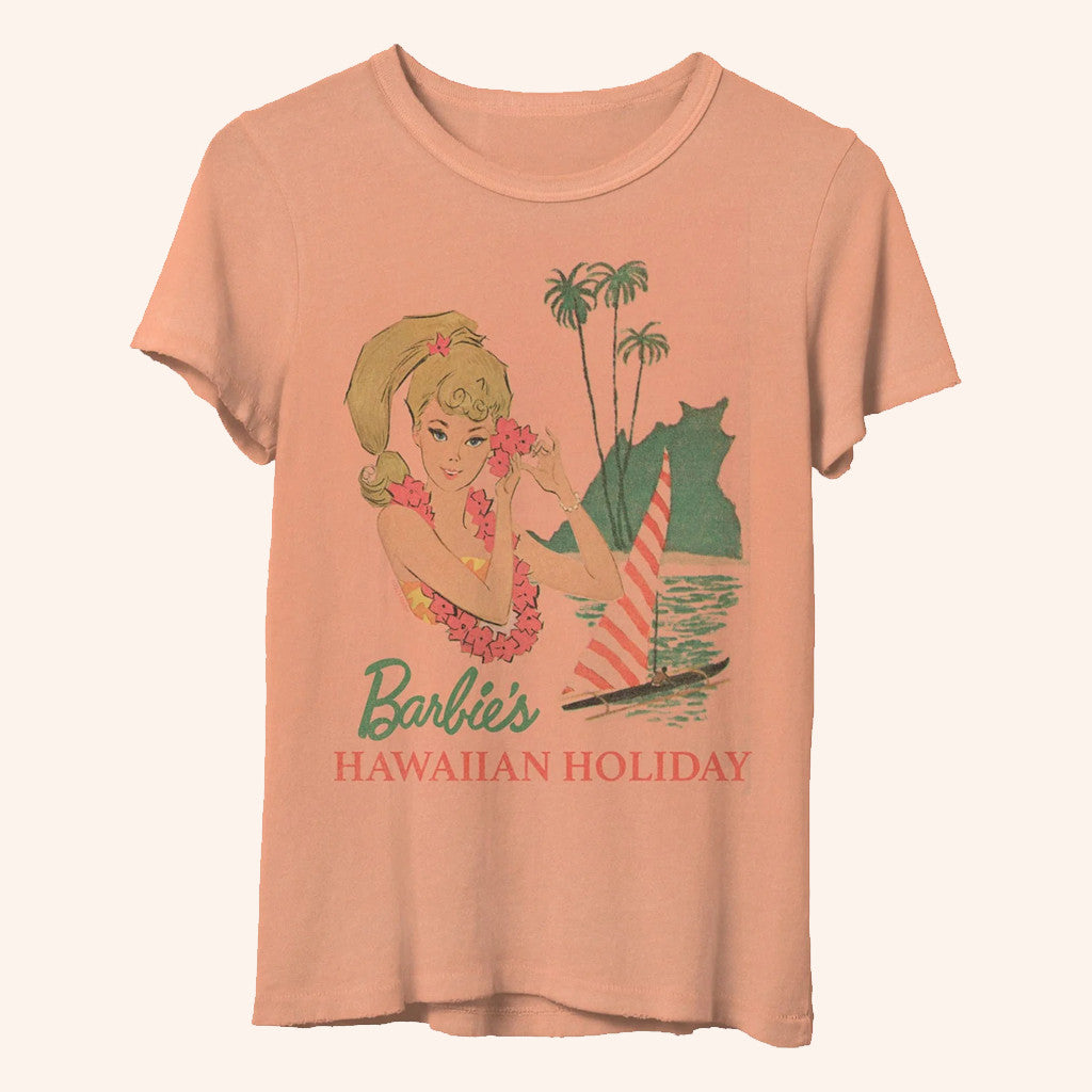Dress Code Clothing Merch Junk Food Womens Barbies Hawaiian Holiday T-Shirt Gifts For Wife - Gypsysystersgift