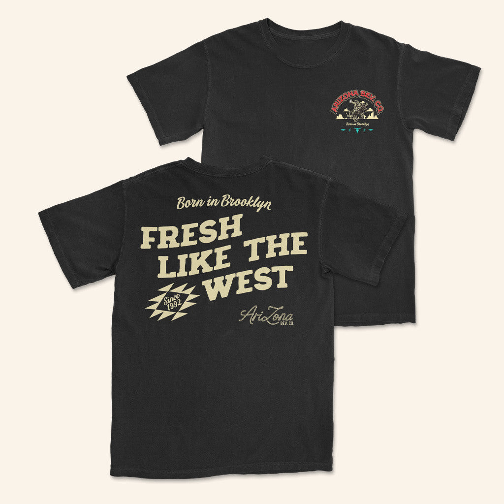 DrinkAriZona Merch Black Fresh Like The West T-Shirt AriZona Tea Merch Gifts For Him - Gypsysystersgift
