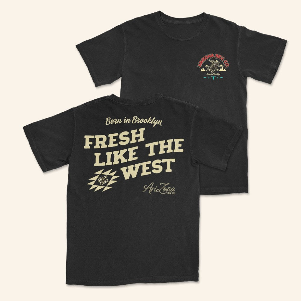 DrinkAriZona Merch Black Fresh Like The West T-Shirt AriZona Tea Merch Gifts For Him - Gypsysystersgift
