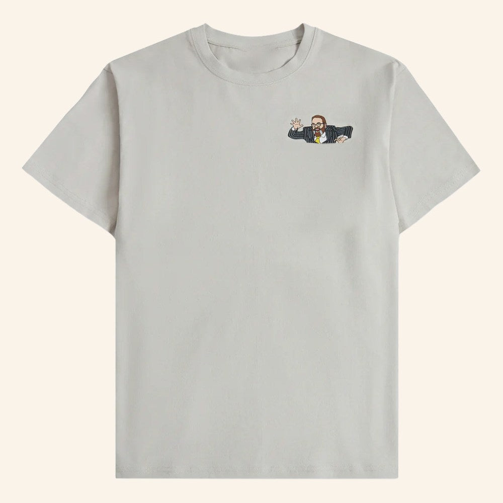 Dropout TV Merch Sam Says Don't Flinch T-Shirt Christmas Present Ideas For Him - Gypsysystersgift