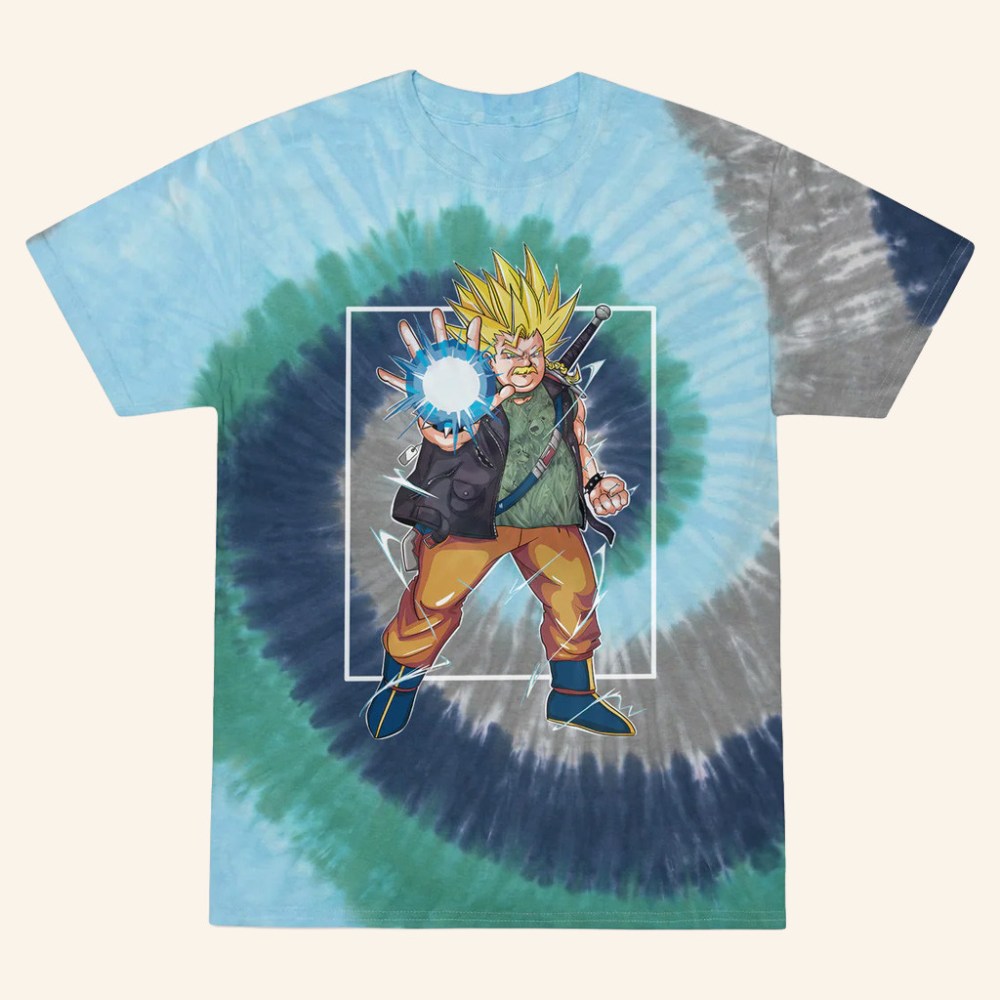 Dropout TV Merch Super Saiyan Jacob Tie Dye T-Shirt Christmas Gift Ideas For Him - Gypsysystersgift