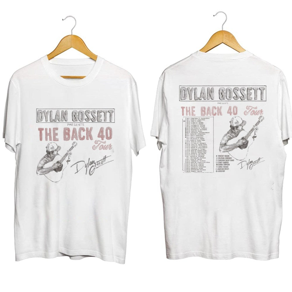 Dylan Gossett Tour 2024 Shirt Dylan Gossett Merch Music Lover Gifts For Him - Gypsysystersgift