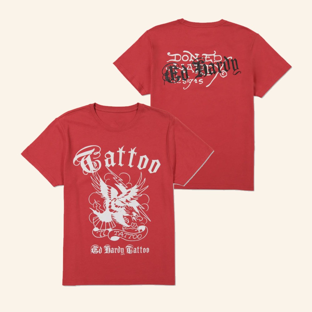 Ed Hardy Merch 77 Eagle Tattoo T-Shirt Christmas Gifts For Brother - Gypsysystersgift