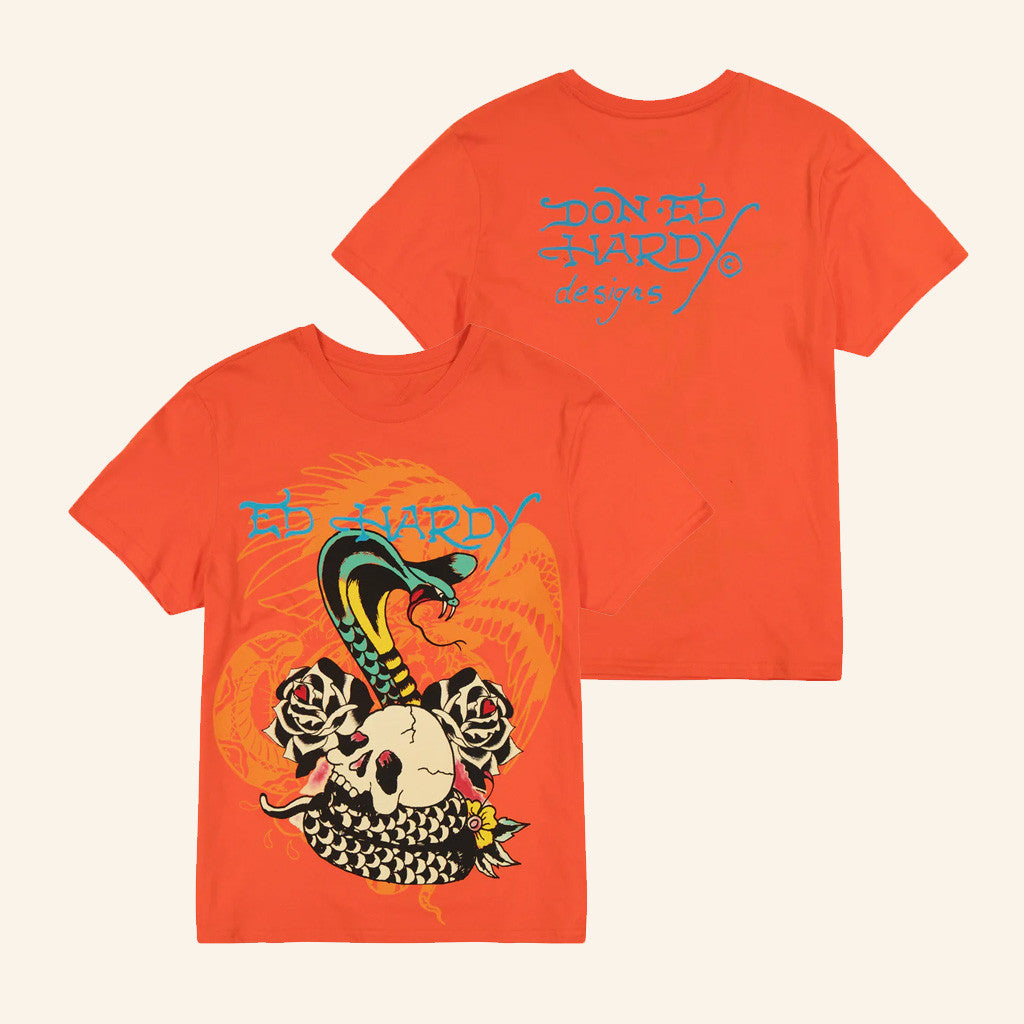 Ed Hardy Merch Rose Cobra T-Shirt Best Gifts For Brother - Gypsysystersgift