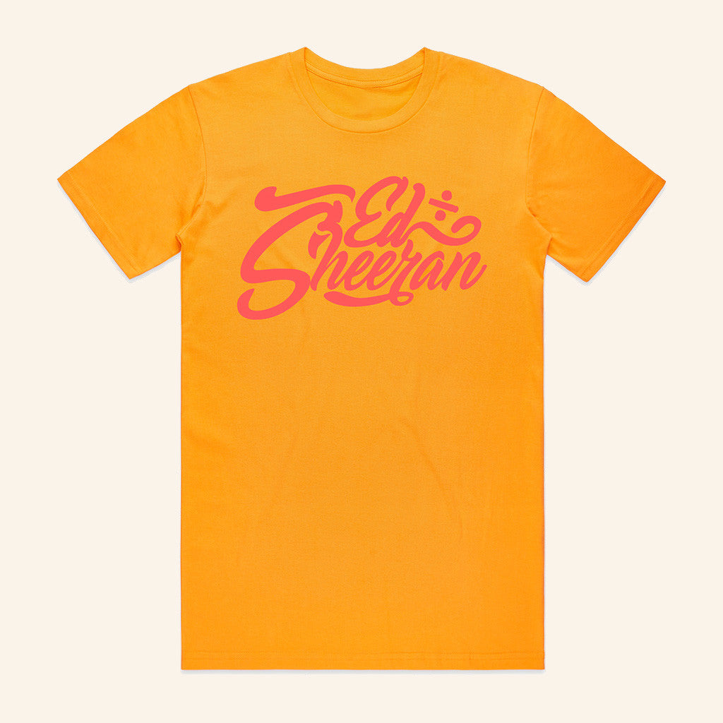 Ed Sheeran Merch Gold State T-Shirt Christmas Presents For Him - Gypsysystersgift