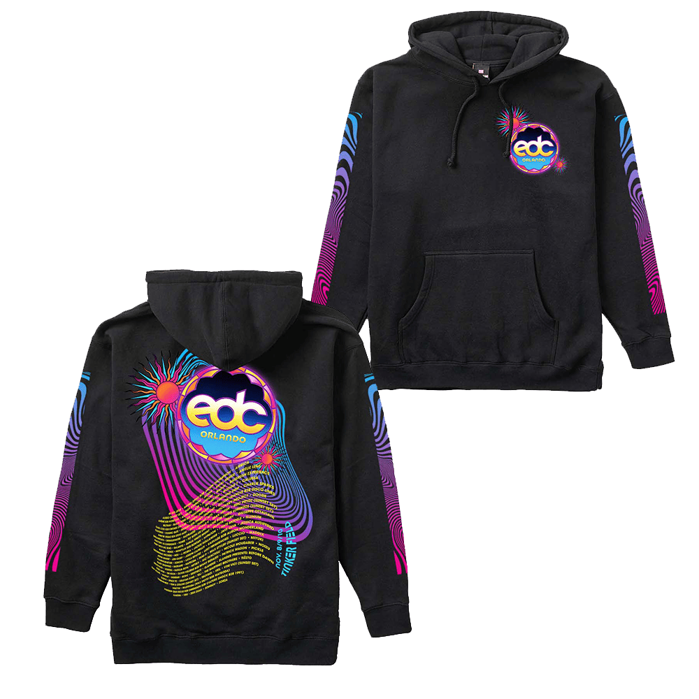 EDC Merch EDC Orlando 2024 Hoodie Gifts For Music Fans Christmas Gift for Him - Gypsysystersgift