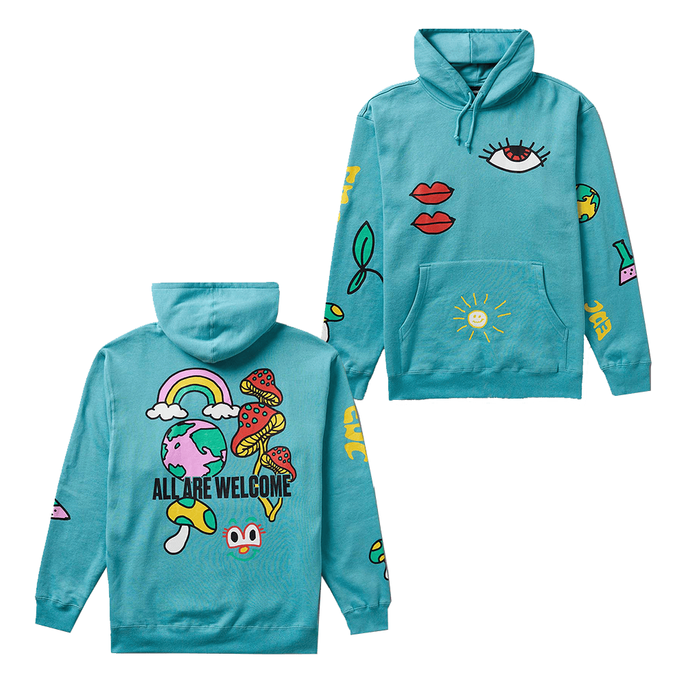 EDC Merchandise EDC Welcome Characters Hoodie Gifts For Music Fans Christmas Gift for Him - Gypsysystersgift