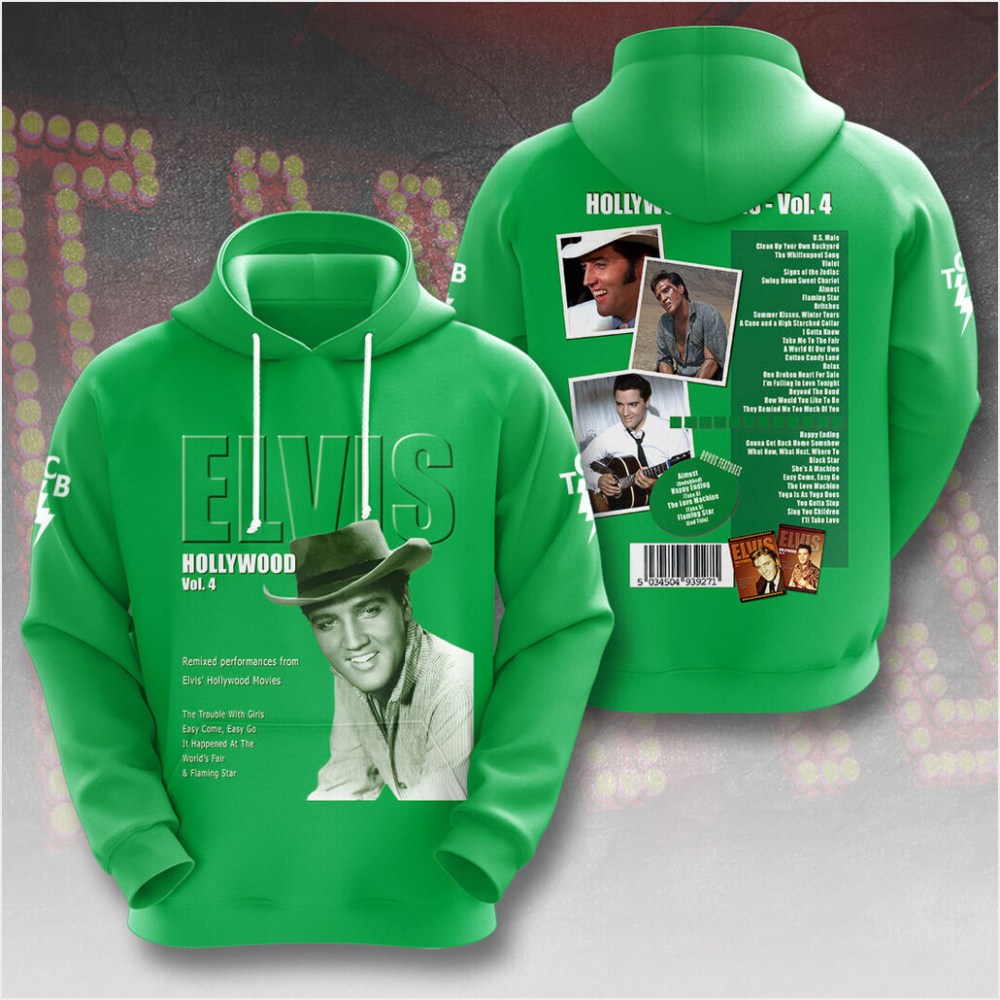 Elvis Presley Retro Hollywood Hoodie Gifts For Her Trendy Merch - Gypsysystersgift