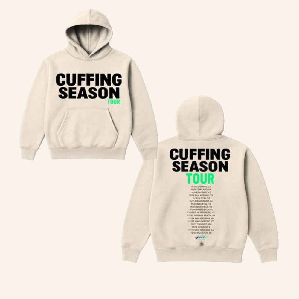 Eric Bellinger Merch Cuffing Season Tour Hoodie Christmas Ideas For Him - Gypsysystersgift