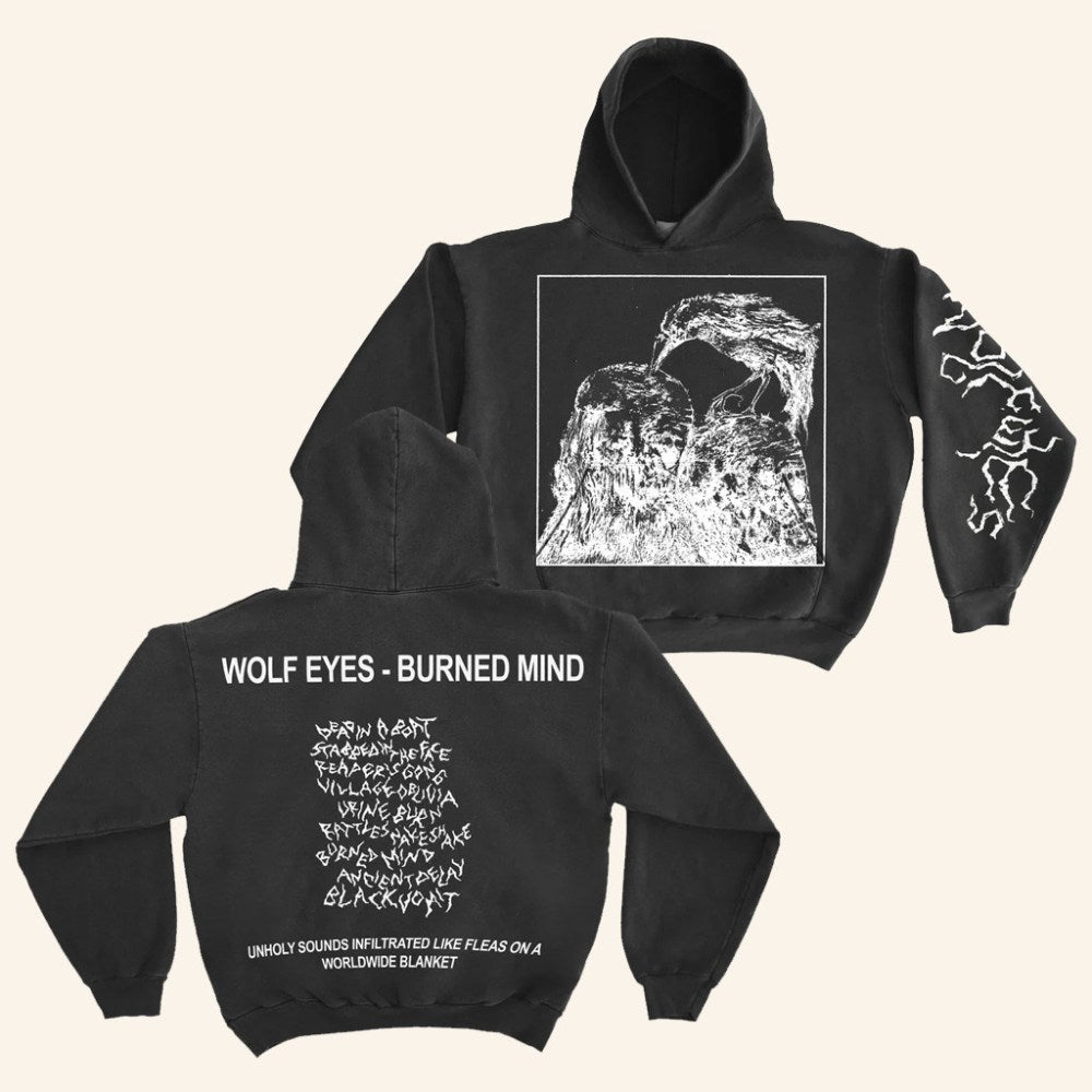 Farmer's Daughter Merch Wolf Eyes Burned Mind Hoodie Present For Husband - Gypsysystersgift