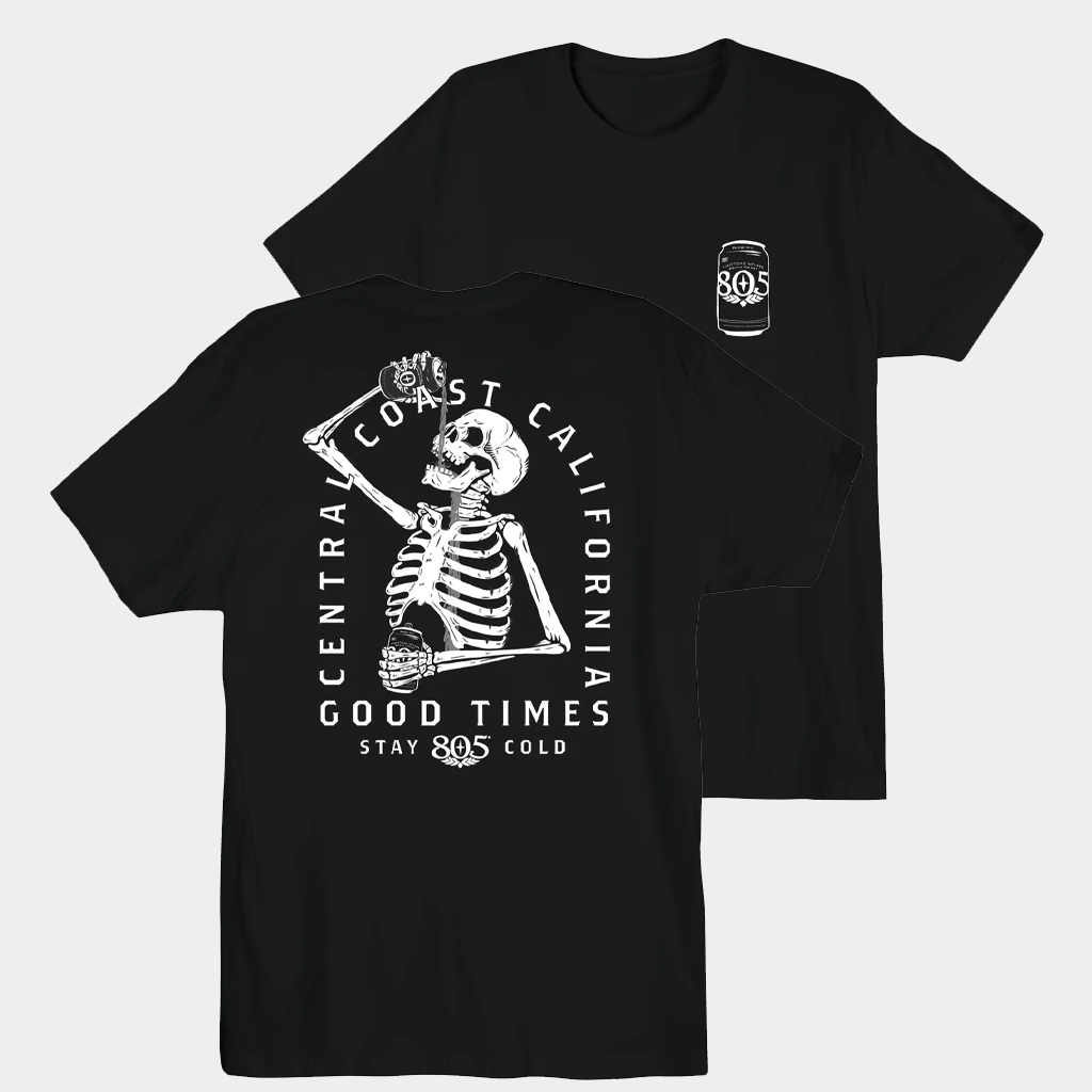Firestone Walker Merch 805 Can Skeleton T-Shirt Black Unique Gifts For Him - GypsysystersGift