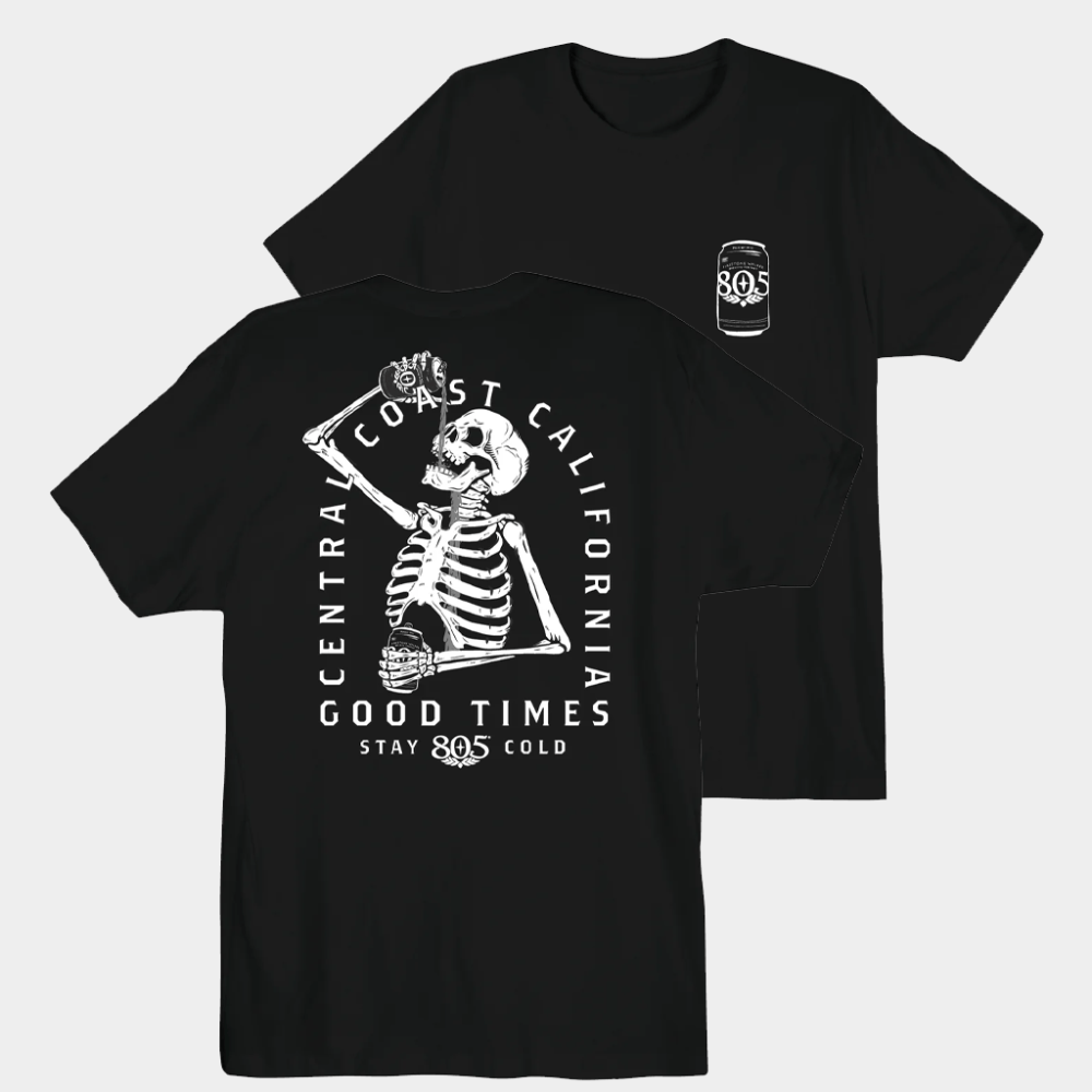 Firestone Walker Merch 805 Can Skeleton T-Shirt Black Unique Gifts For Him - GypsysystersGift