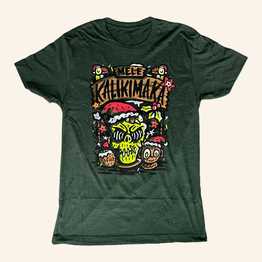 Flying House Threads Merch Mele Kalikimaka 2 0 T-Shirt Christmas Gift Ideas For Him - Gypsysystersgift