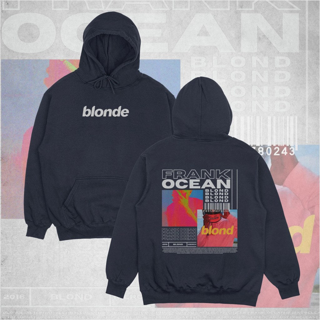 Frank Ocean Blonde Inspired Unisex Hoodie, Frank Ocean Navy Hoodie,Blonde Hoodie Gifts For Her - Gypsysystersgift