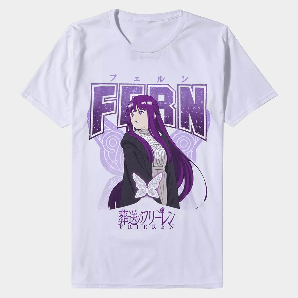 Frieren Merch Frieren Beyond Journey's End Fern Girls T-Shirt Birthday Gift Ideas For Her - GypsysystersGift