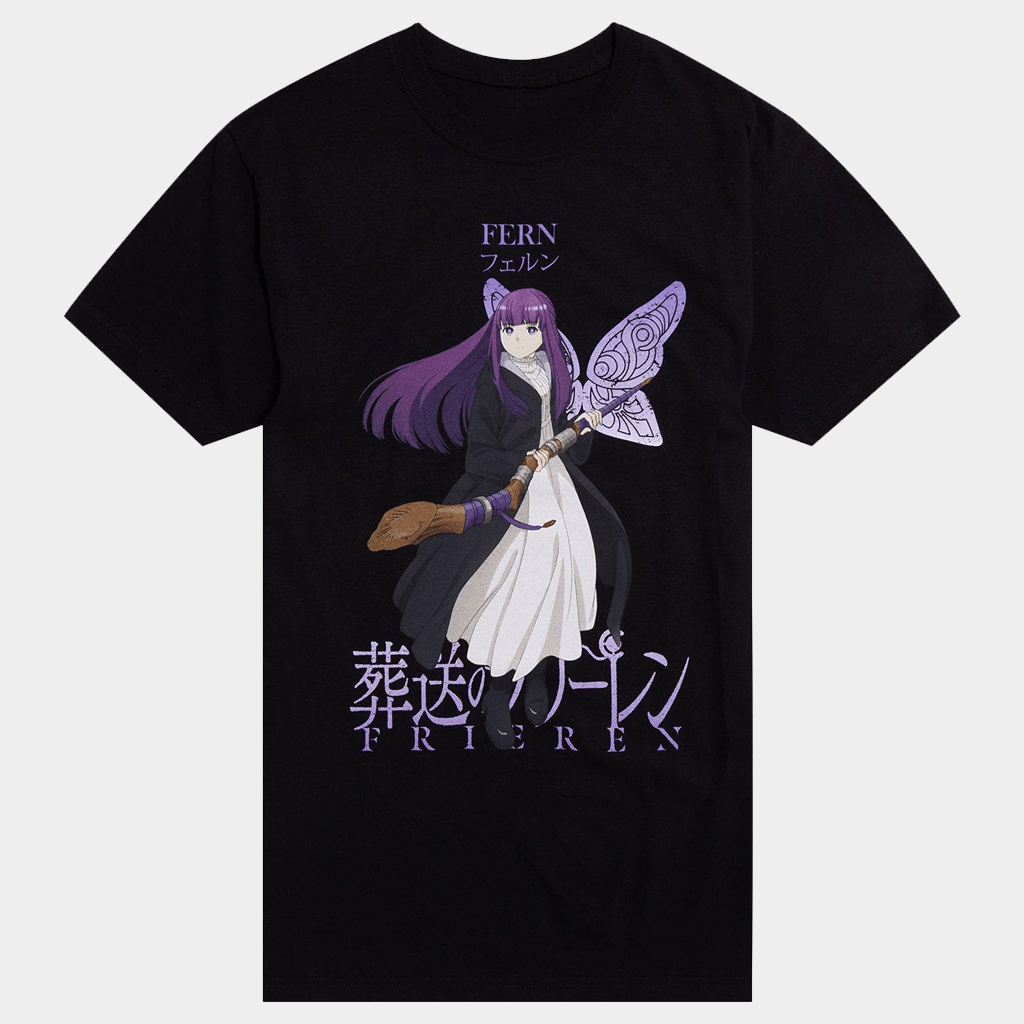 Frieren Merch Frieren Beyond Journey's End Fern Portrait T-Shirt Cool Gifts For Her - GypsysystersGift