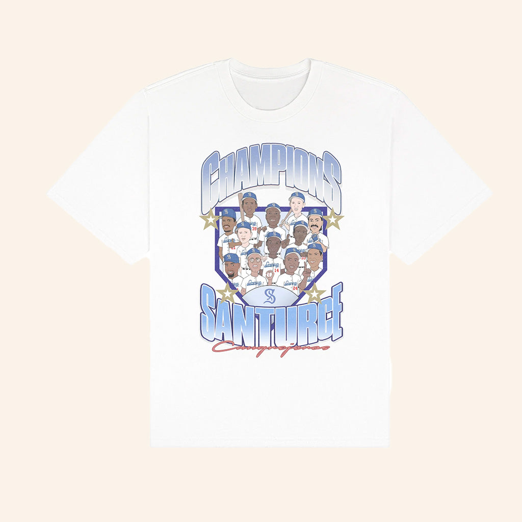 FRSH Company Merch FRSH x Santurce Champions Hall Of Fame T-Shirt Gifts For Baseball Lovers - GypsysystersGift