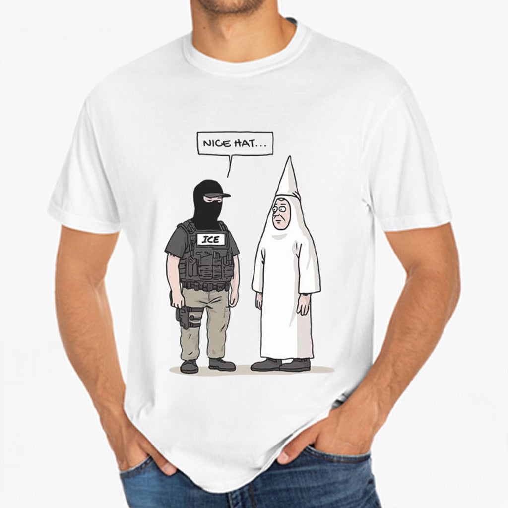 Funny Abolish ICE Anti Fascism T-Shirt Anti Trump Merch Christmas Gift Ideas For Him - Gypsysystersgift