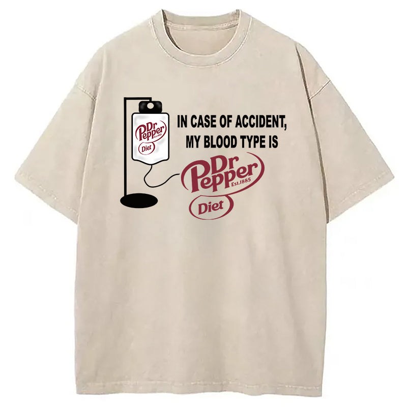 Funny Dr Pepper Washed T-Shirt Retro Humor Outfit Idea Gifts For Her - Gypsysystersgift