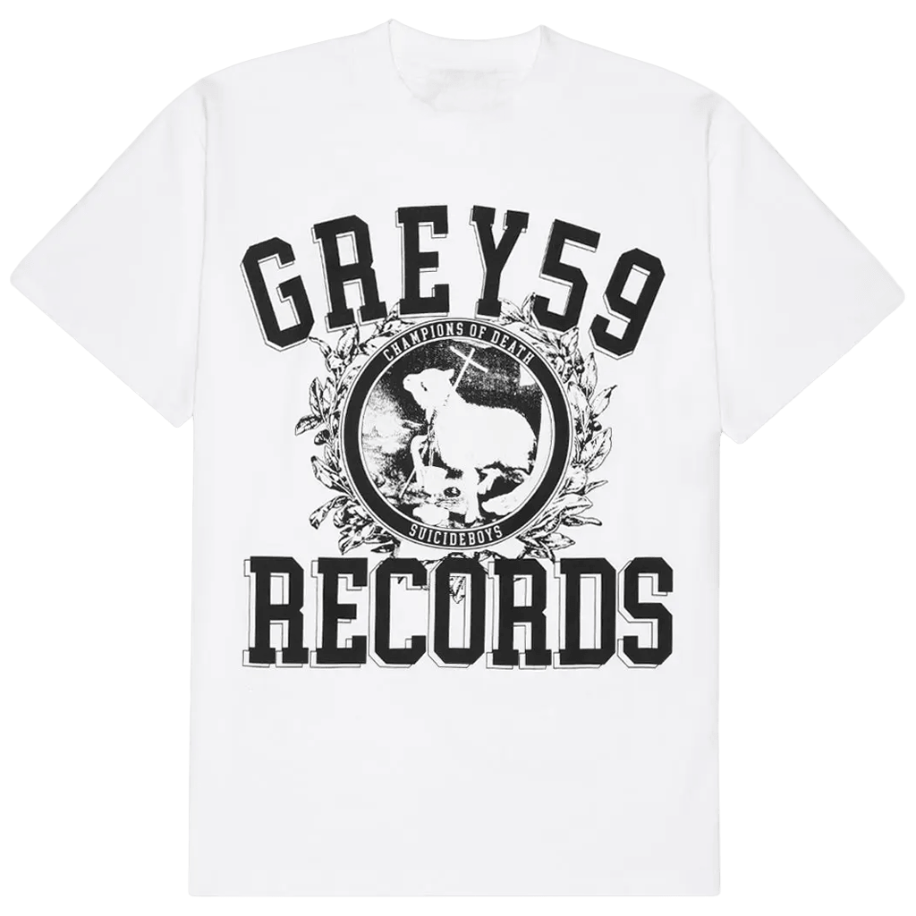 G59 Merch G59 Champion Of Death T-Shirt Grey59 Records Shirt Gifts For Him - GypsysystersGift