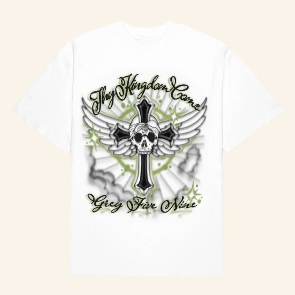 G59 Merch Thy Kingdom Come CROSS T-Shirt Christmas Gifts For Husband - GypsysystersGift
