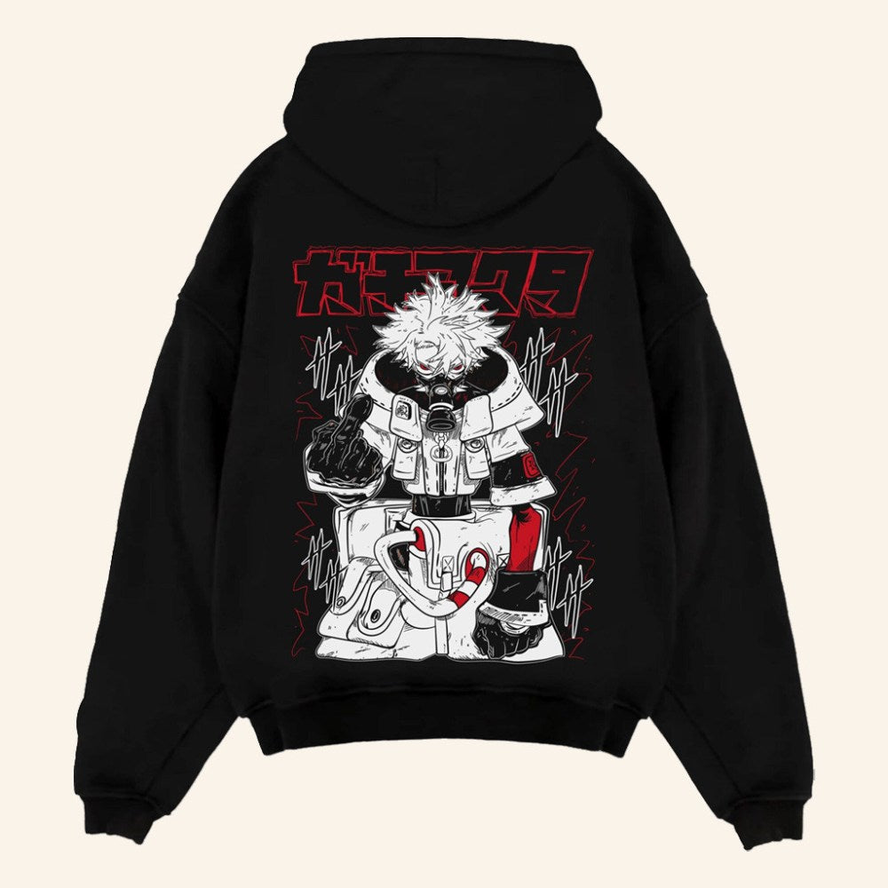 Gachiakuta Merch Gachiakuta Manga Fighter Dark Battle Hoodie Unique Birthday Gift For Him - Gypsysystersgift