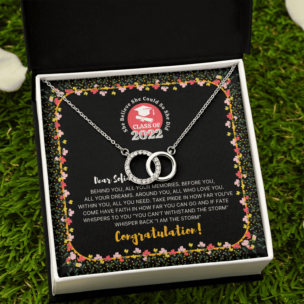 Behind You All Your Memories Custom Name Perfect Pair Necklace Gift For Her 