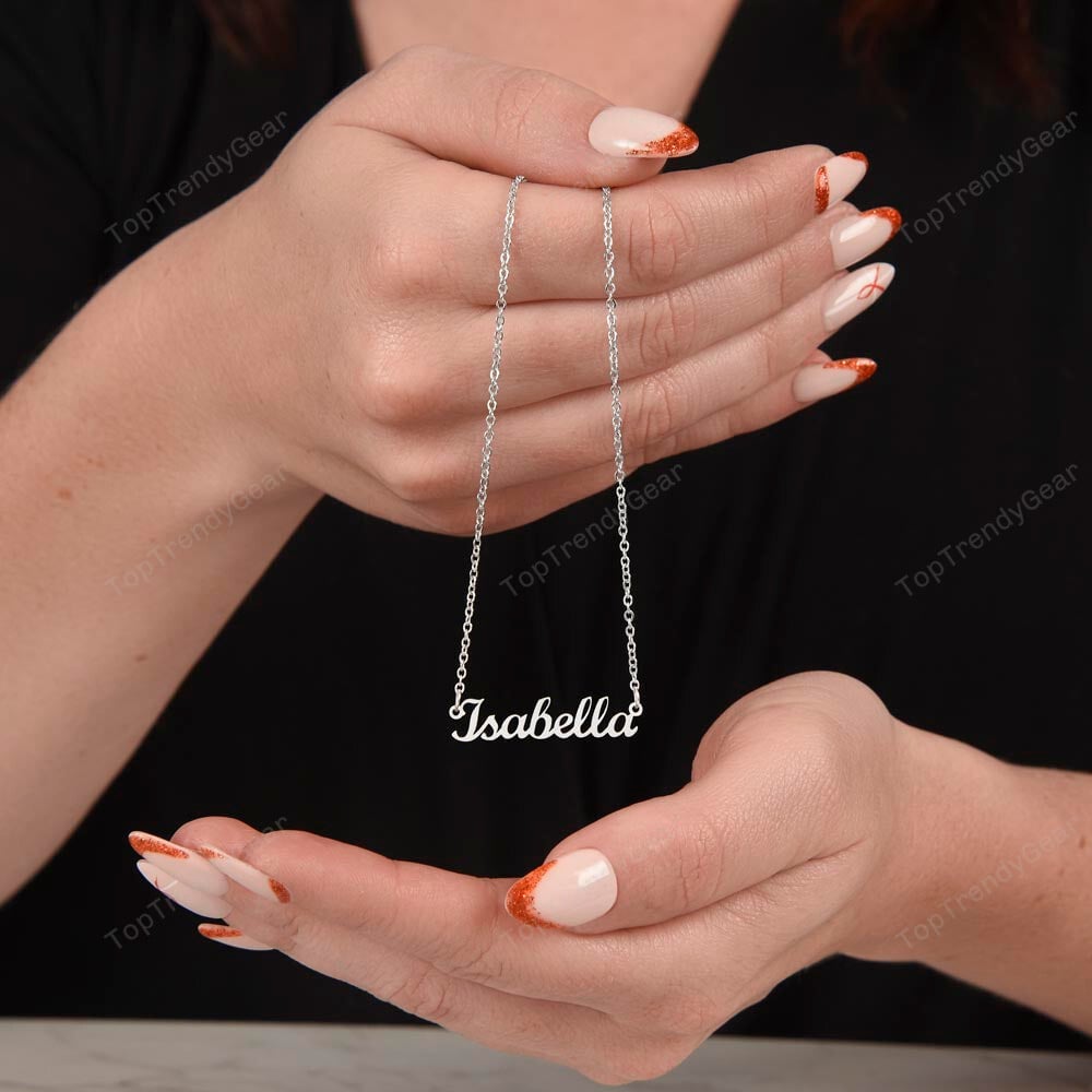 Mom Necklace Loss Of Baby Necklace Gift, Infant Loss Gifts Personalized Name Necklace