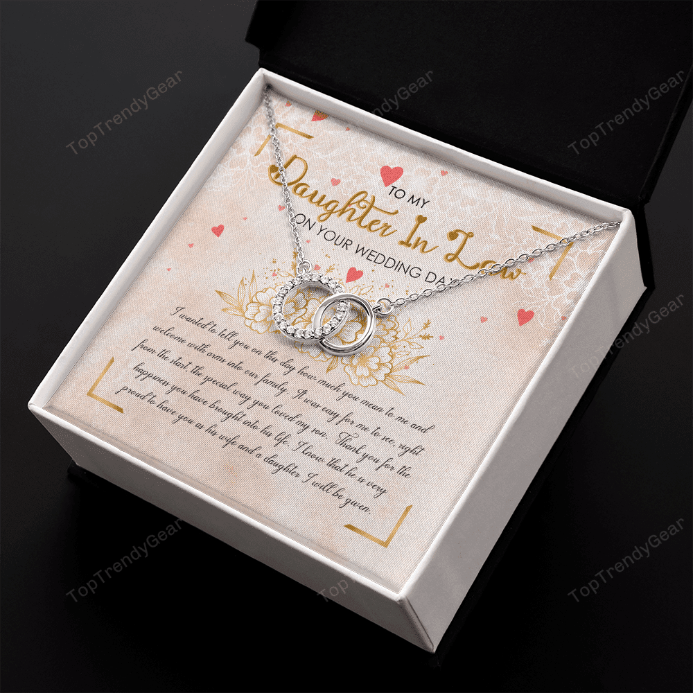 How Much You Mean To Me Perfect Pair Necklace Gift For Daughter 