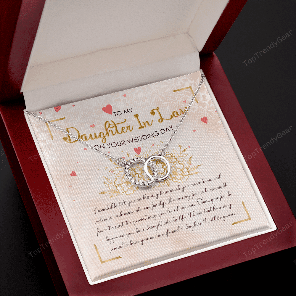 How Much You Mean To Me Perfect Pair Necklace Gift For Daughter 