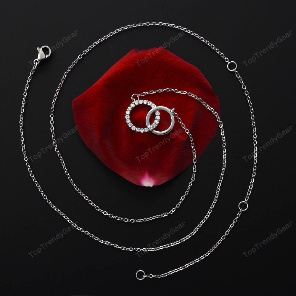 How Much You Mean To Me Perfect Pair Necklace Gift For Daughter 
