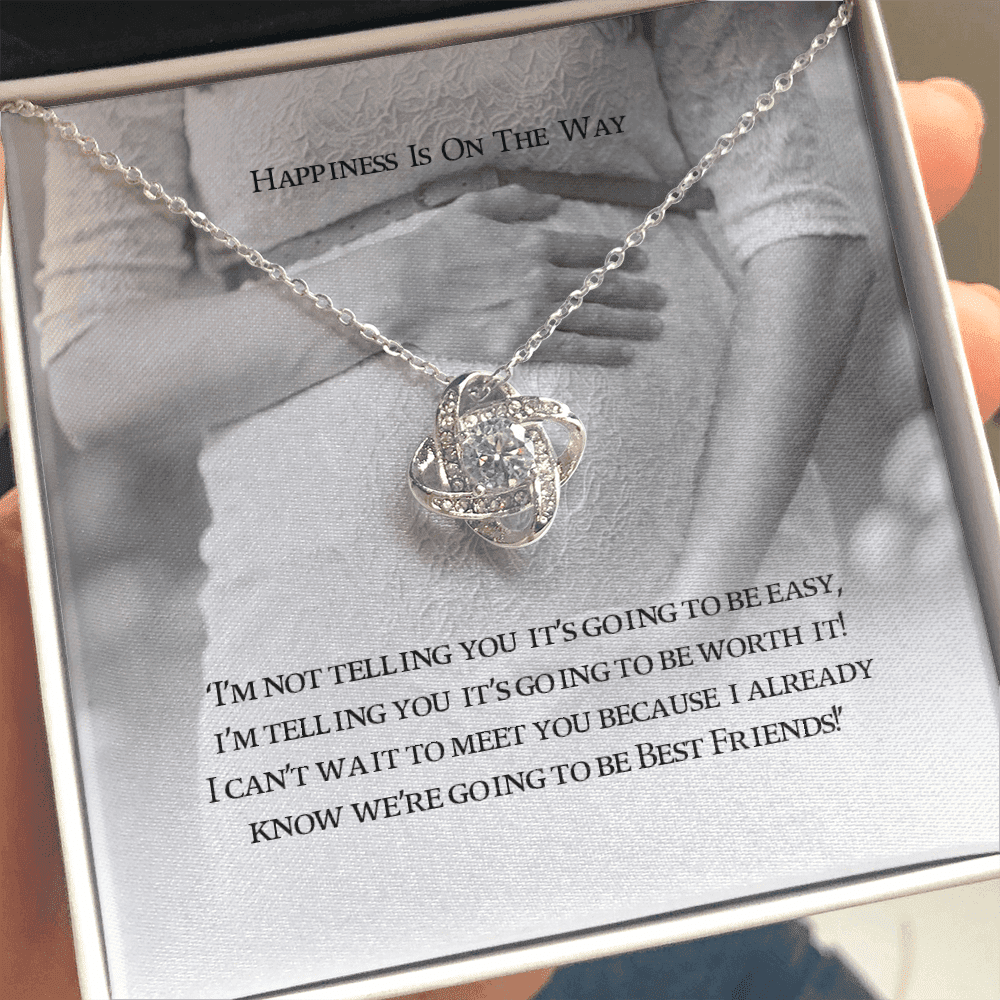 Expecting Mom Gift Expecting Mother Gift Expecting Mother New Mom Gift Necklaces Love Knot Necklace