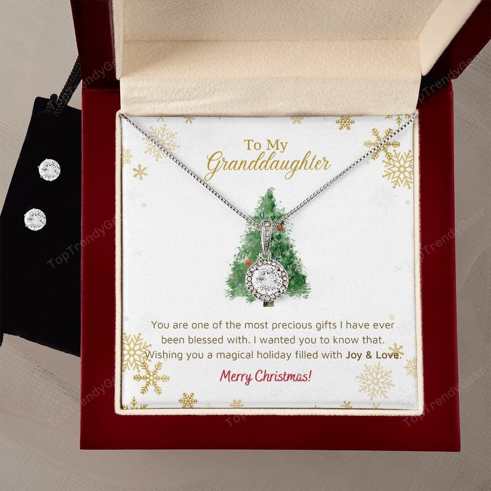 Granddaughter Necklace You Are One Of The Most Precious Gifts Eternal Hope Necklace Set Presents For Christmas
