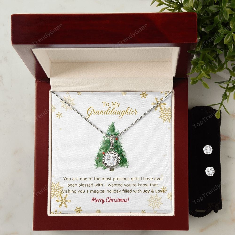Granddaughter Necklace You Are One Of The Most Precious Gifts Eternal Hope Necklace Set Presents For Christmas
