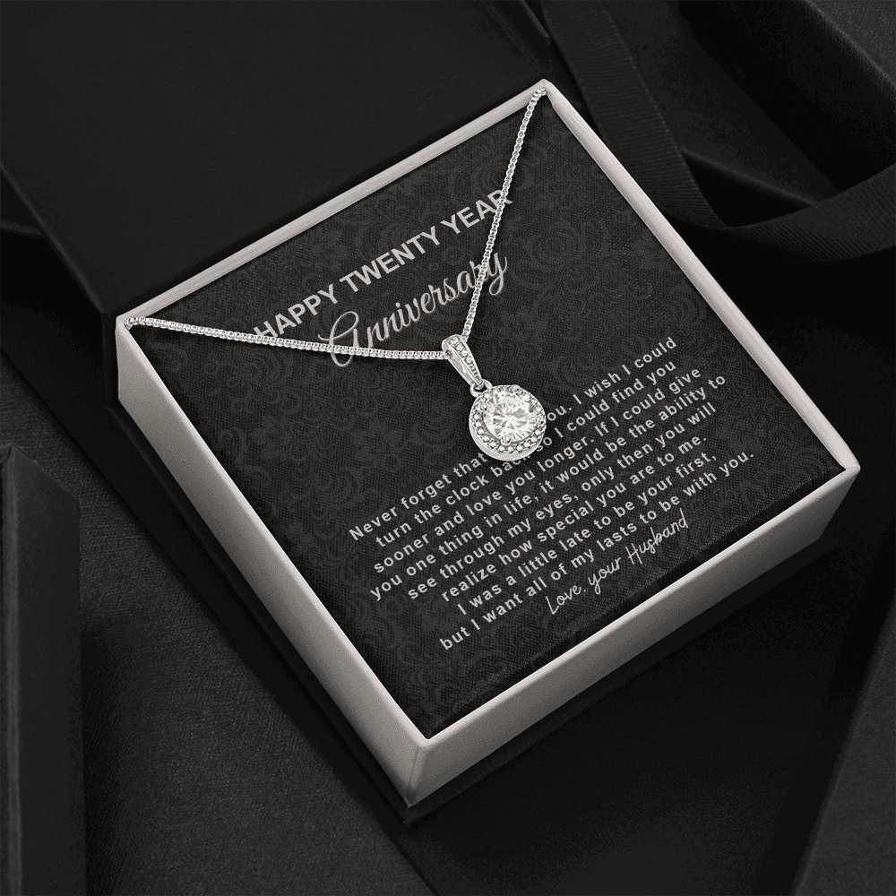 20th Wedding Anniversary Gift For Wife Gifts For Her Twentieth Eternal Hope Necklace