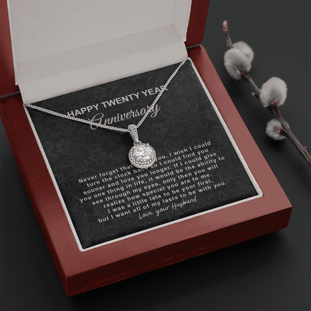 20th Wedding Anniversary Gift For Wife Gifts For Her Twentieth Eternal Hope Necklace