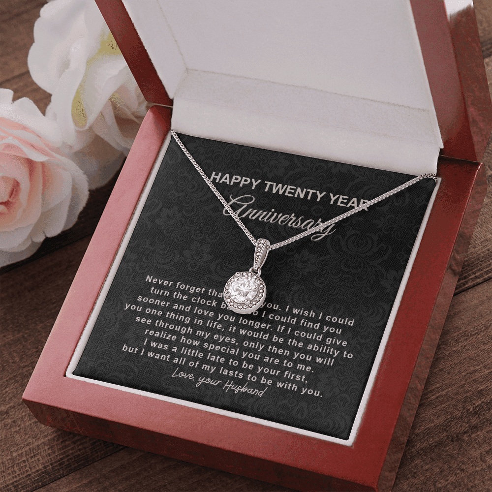 20th Wedding Anniversary Gift For Wife Gifts For Her Twentieth Eternal Hope Necklace