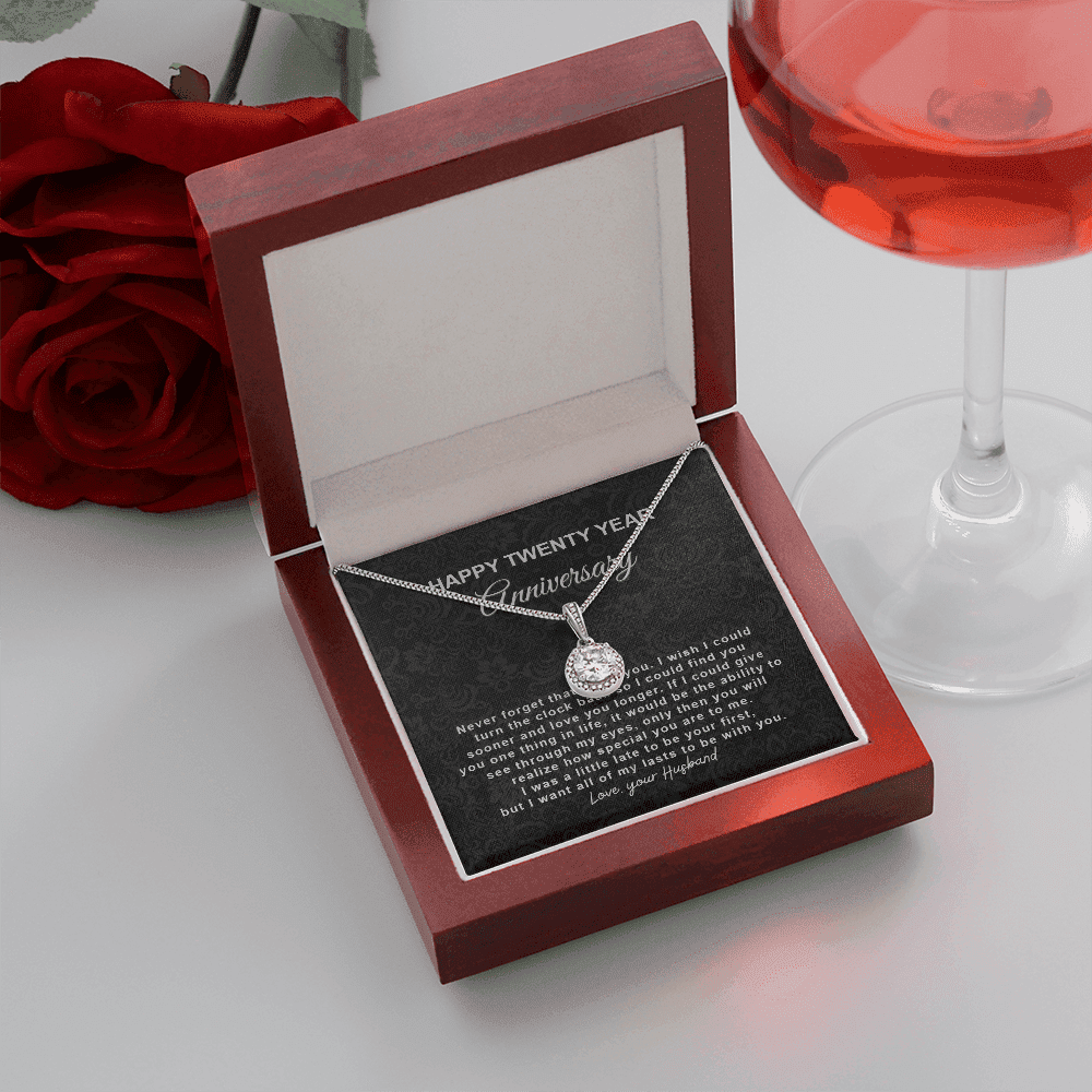 20th Wedding Anniversary Gift For Wife Gifts For Her Twentieth Eternal Hope Necklace